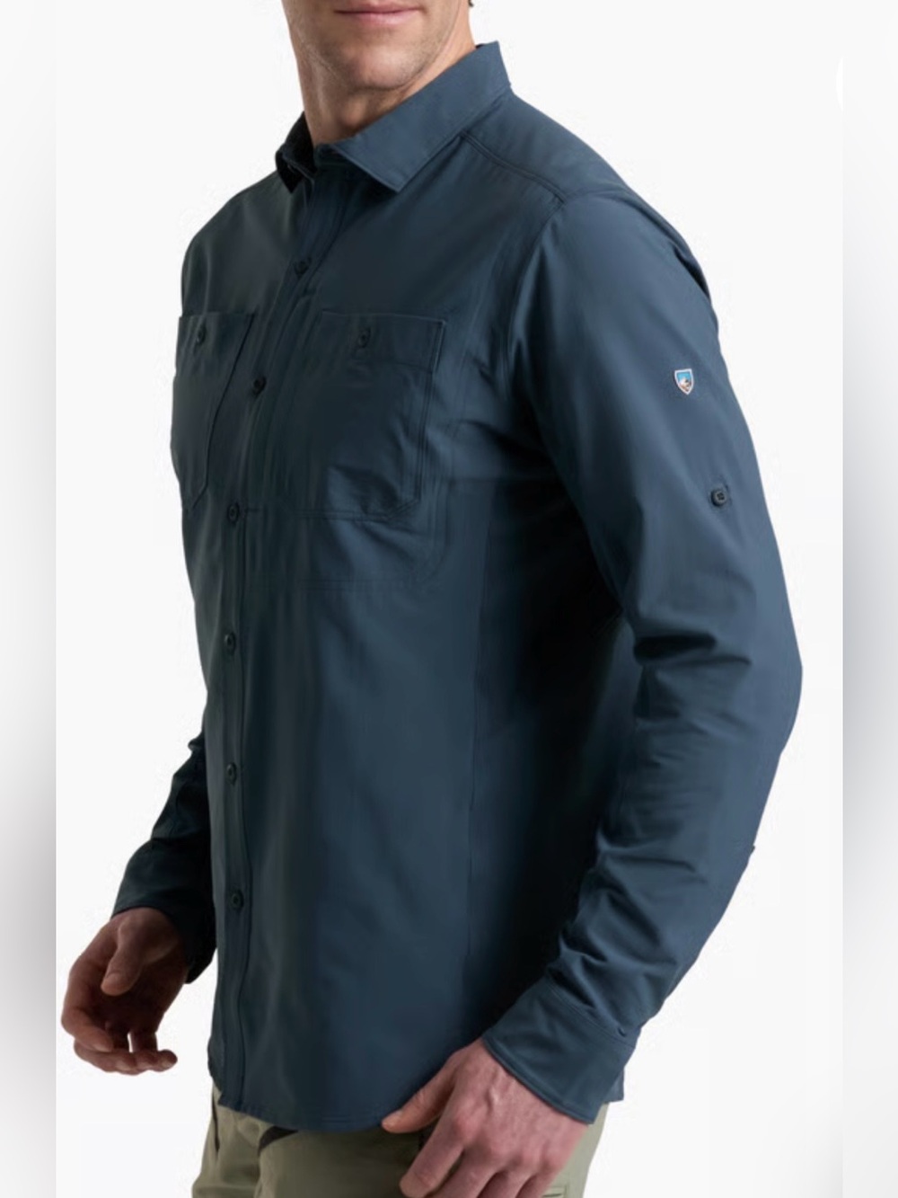 Kuhl Men's Lightweight Button-Front Shirt Jacket - Deep Navy